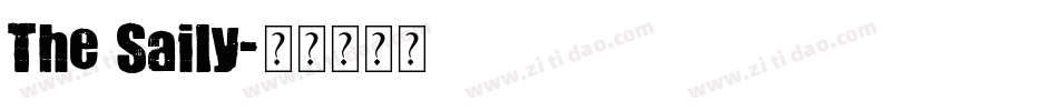 The Saily字体转换
